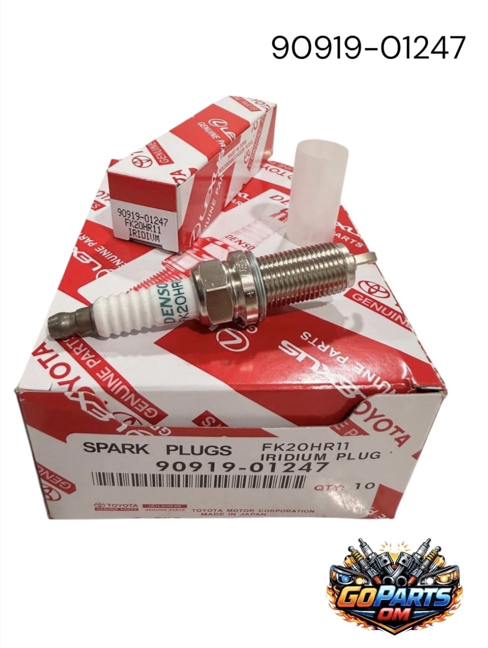 1Pcs OEM Denso Iridium Spark Plugs 90919-01247 FK20HR11 for Sienna Lexus ES350