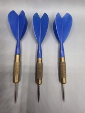 Vintage Dart set with Blue Flights 14g
