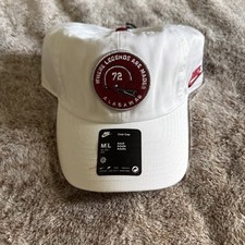 NWT - Nike - Alabama Crimson Tide - Men s M/L - Club Cap - Adult - White