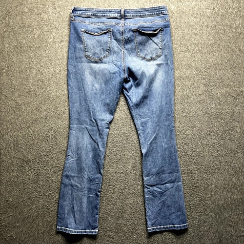 Sonoma Women’s Slim Bootcut Jeans Size 14 Blue Mid Rise Stretch Denim - Picture 5 of 14