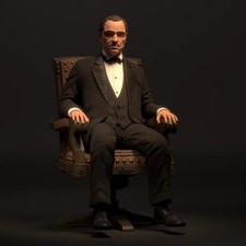 Modellino statuina in resina scala 1/24 kit padrino non dipinto non assemblato statua giocattolo