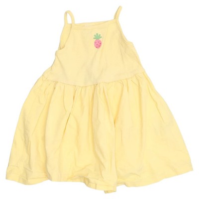 H&M, Kleid, Größe: 80, Gelb, Baumwolle, Einfarbig, Mädchen #iG8