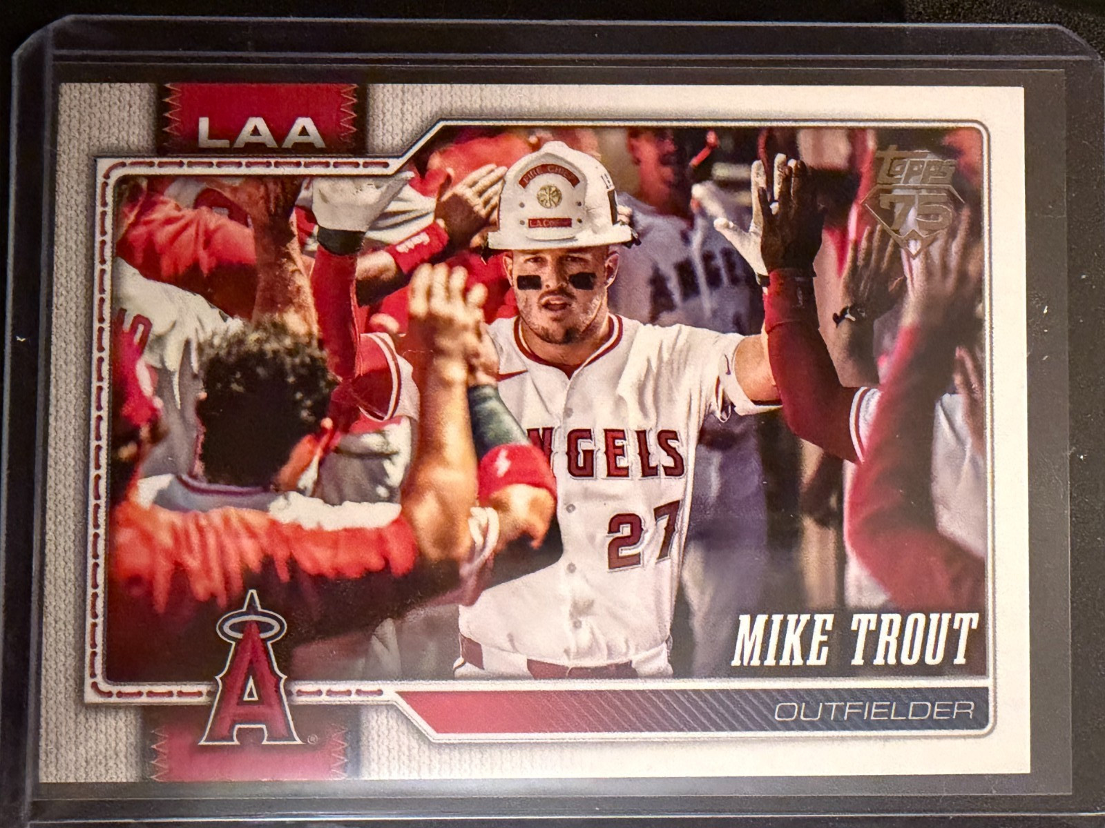 Mike Trout 2026 Topps Golden Mirror Image Variation SSP #350 - L.A. Angels