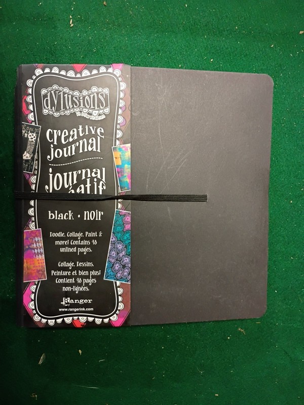 Ranger Square Black Dylusions Creative Journal Sq,Blank Diaries & Journals