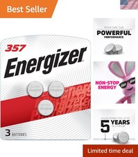 3-Pack 1.5V Silver Oxide 357/303 Button Cell Batteries - Long-Lasting Power