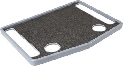 Walker Tray Table Non-Slip Mat Mobility Accessories Cup Holder (21''x16'') - Gray
