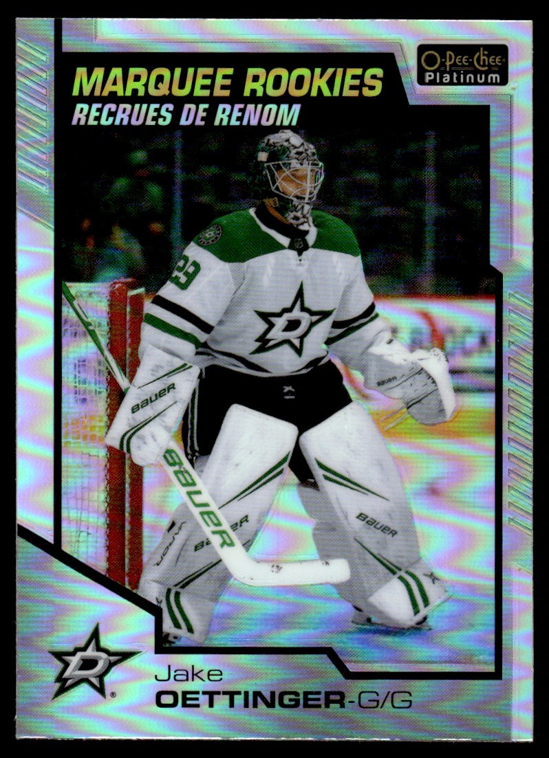 2020-21 O-Pee-Chee Platinum Rainbow Rookie Jake Oettinger RC