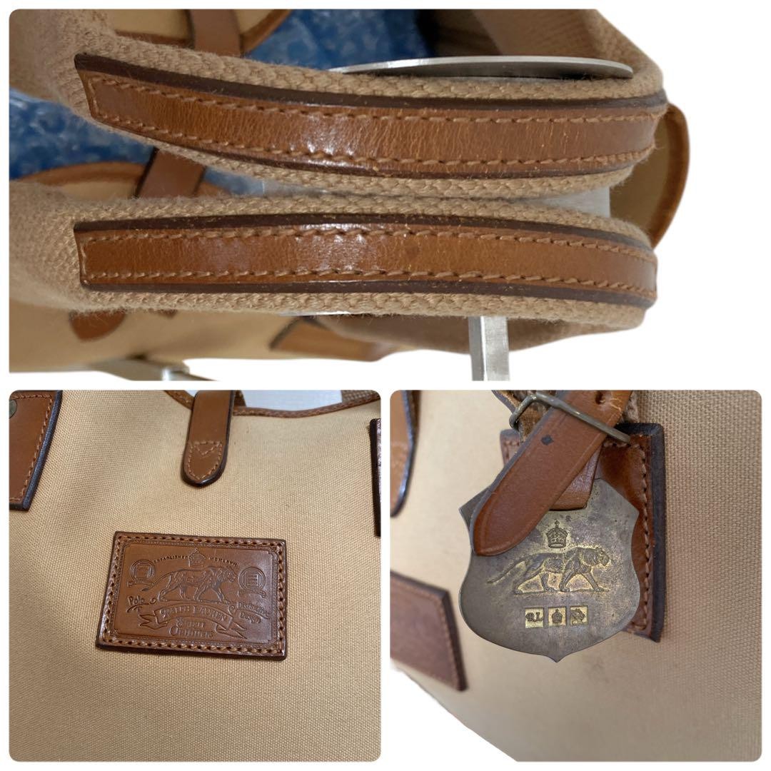 ポロラルフローレン ヴィンテージ トートバッグ サファリアウトフイッターズ A4 Polo Ralph Lauren Tote Bag Safari Out Footers A4 Vintage