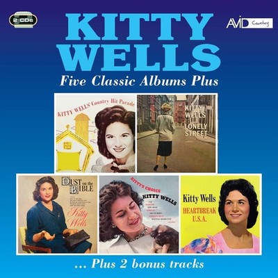 Audio Cd Neu - Kitty Wells - Five Classic Albums Plus (2 CDs) -I- Avid Ganz