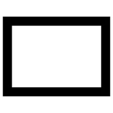 Basic Black Narrow 23 In. X 17 In. Wood Framed Dry Erase Magnetic Memo Board