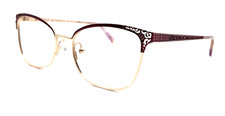 NEW NICOLE MILLER DELAVAN C02 ROSE GOLD AUTHENTIC EYEGLASSES FRAMES 52  17  135