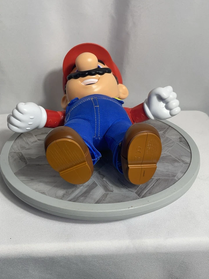 JAKKS Pacific Super Mario Figure 12” 2020 Talking Plush Body Toy Nintendo - Image 3 of 4