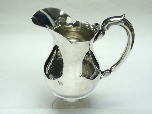 ANTIQUE 1930's FRENCH CHRISTOFLE SILVER PLATE PITCHER  - Afbeelding 5 van 9