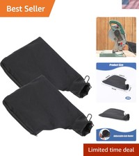 2 Universal Black Dust Bags for Miter and Bel...