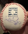 Ichiro Suzuki Seattle Mariners Autographed Hall of Fame Logo Baseball Ichiro COA