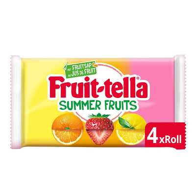Fruittella Sweets | Summer Fruits 4 Pieces | 5,7 Oz /164 Gr