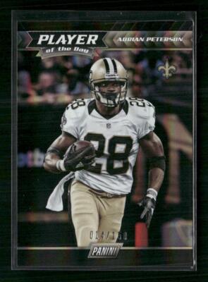 2017 Panini Player of the Day #22 Adrian Peterson Escher Squares #/150