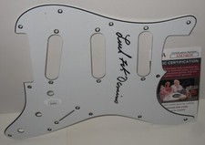 FATS DOMINO SIGNED GUITAR STRAT GUARD ROCK AUTOGRAPH BLUEBERRY HILL JSA CERT