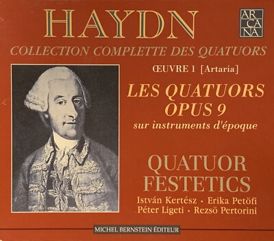 Haydn The String Quartets op.9 QUATUOR FESTETICS Arcana 2CD Box A 911 MINT
