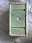vintage 1950's Japanese pottery planter bamboo motif light green — photo 7