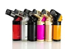 Scorch Torch Easy Grip Jet Flame Butane Lighter With Cigar Punch