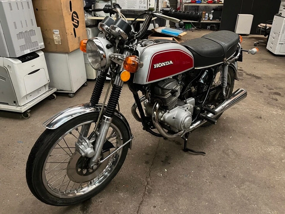 Oldtimer-Motorrad Honda-CB 125 K-Fährt und läuft gut,Km 12.833-Baujahr Juli 1976 - Bild 2 von 4