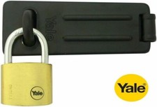 HASP HIGH PROTECTION WITH 40MM PADLOCK YALE - Y110B/40/123/1/HSP - NEW