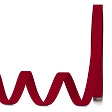 Velvet Ribbon 5/8" 20 Yards Burgundy Double Face Wedding Christmas Wreath