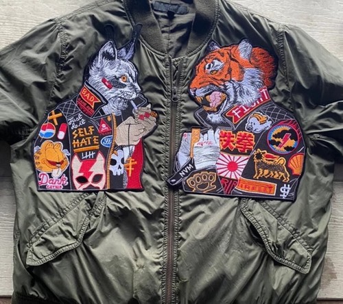 Large Back Embroidered Iron - Sew On Vest Jacket Patch YAKUZA TIGER Fighter - Picture 8 of 9