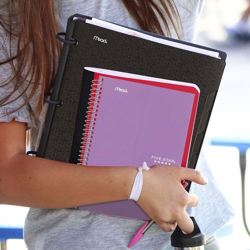 Spiral Notebook 2 Subject College Ruled 6 x 9 12 Amethyst Purple - - Picture 6 of 7