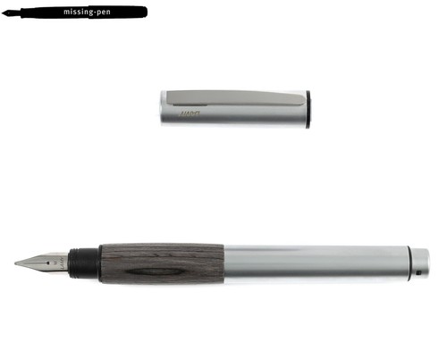 Lamy accent AI Fountain Pen Chrome Finish Wood with steel nib (Model 096) - Picture 3 of 5