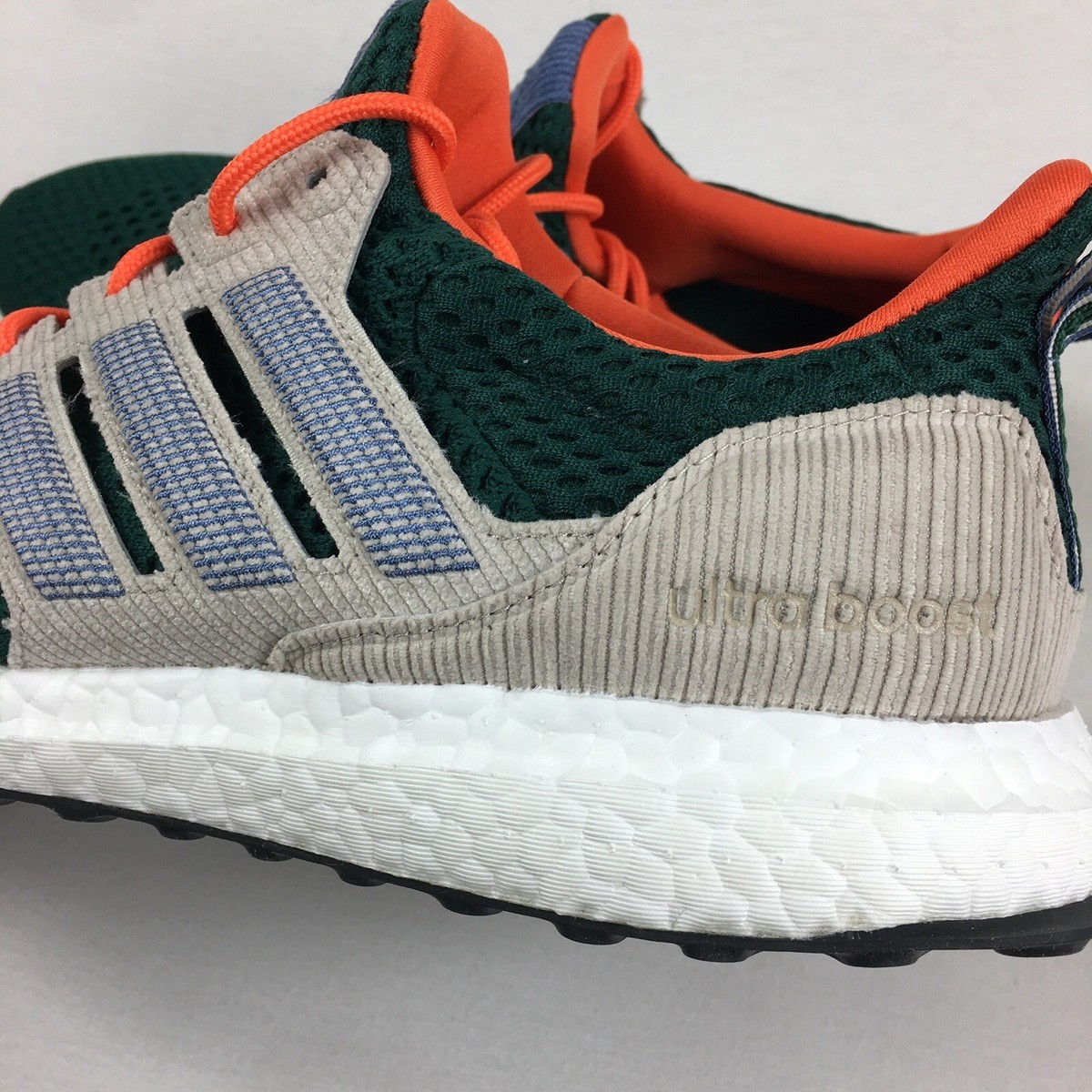 Adidas Ultraboost 1.0 Green Core Blue Wonder Beige ID9668 Men's
