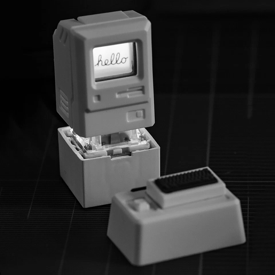 Funny Mechanical Keyboard Caps Retro Classic FC Macintosh Style Backlit Keycaps - Image 4 of 4