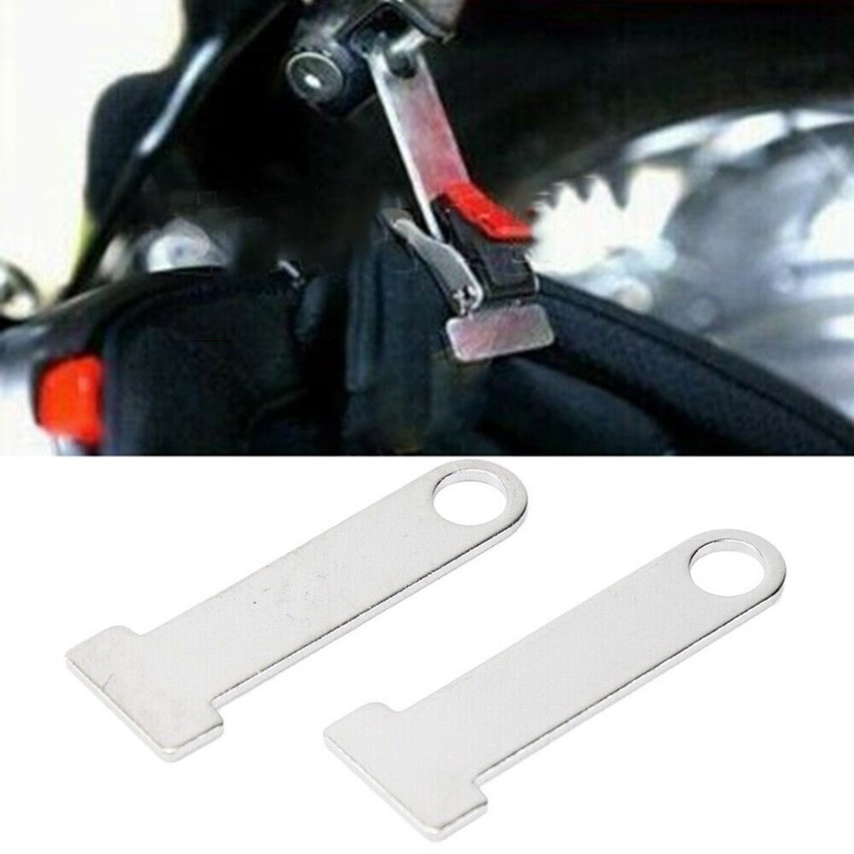 ChromeHelmet Strap DRing Lock Extension ForHondaGoldwing GL1800