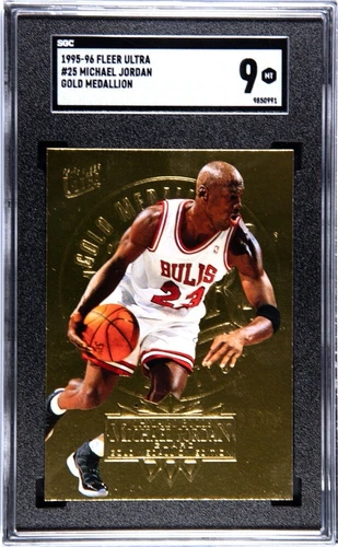 MICHAEL JORDAN 1995 Fleer Ultra GOLD MEDALLION HOF GOAT 🐐 SGC 9 MINT LOW POP