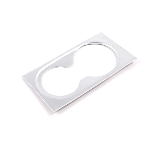 Silver ABS Central Control Cup Holder Panel Cover For Benz GL GLE GLS ML 2013-19 - Bild 2 von 12