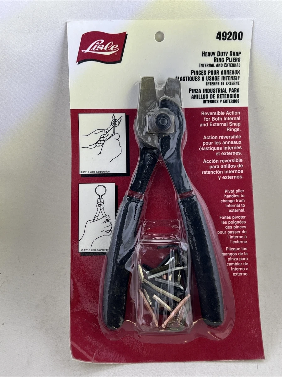 Lisle 49200 Heavy Duty Snap Ring Pliers