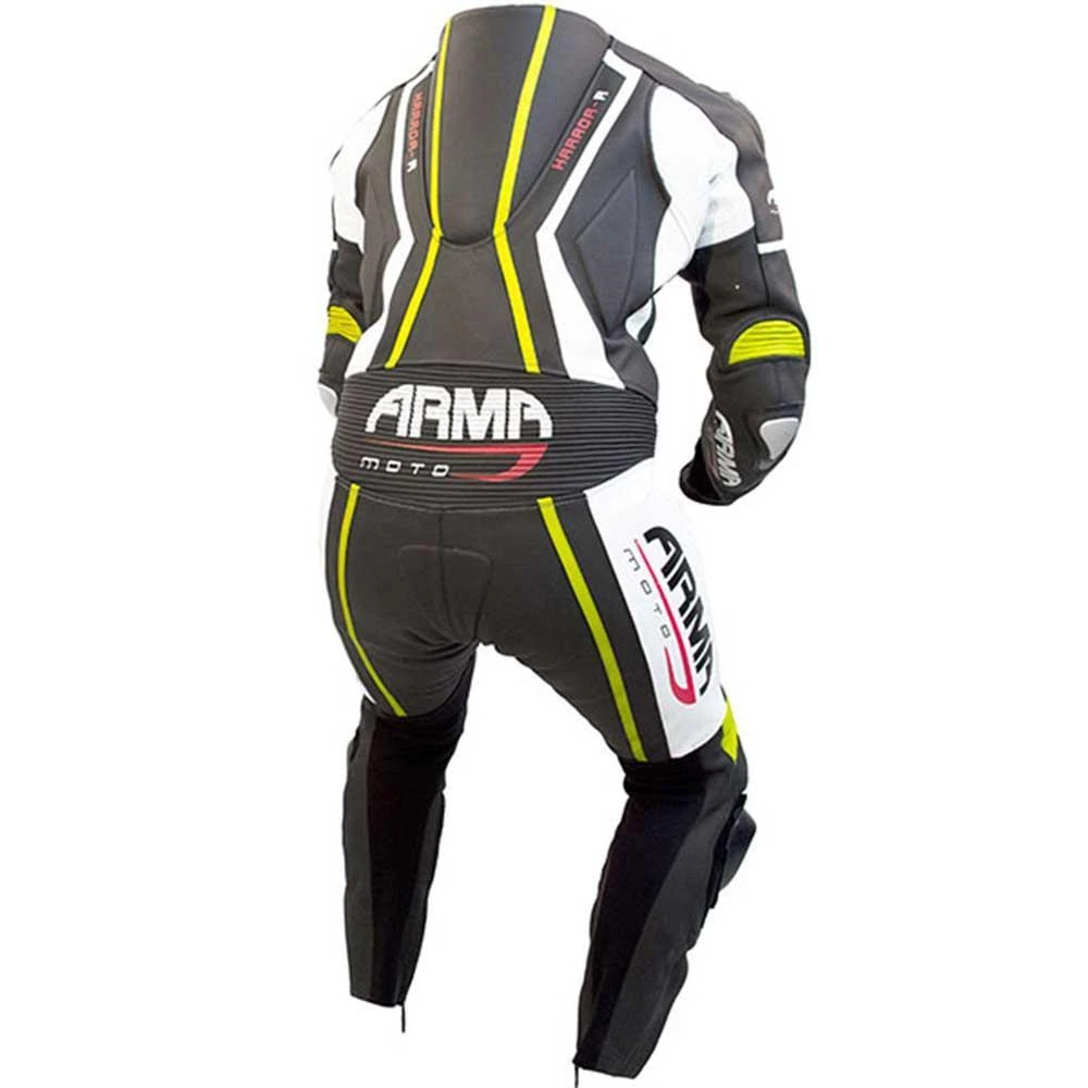 ARMR HARADA R LEATHER ONE PIECE MOTORCYCLE MOTORBIKE RACE SUIT