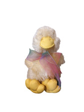 First  Main Ducklin Plush Yellow Duck With Bow Stuffed Barnyard Animal 13"