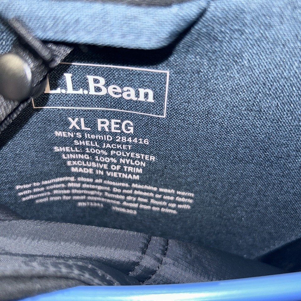 LL Bean Tek 3in1 All Season Parka Jacket Waterproof Coat 284416 Blue