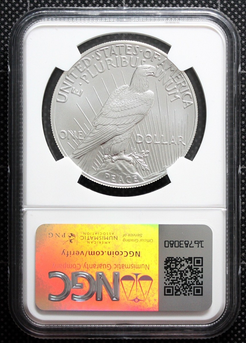 ラスト1⭕️2,500円OFF◎Volan◎MOON FLEX 3◎10 2023 Silver Peace Dollar NGC MS 70 FIRST DAY OF ISSUE RYDER SIGNED