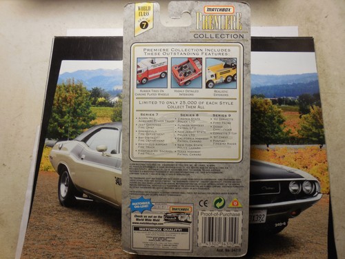 Matchbox 1995 Premiere Collection LOT 2 Springfield Fire Department BAY DISTRICT - Picture 5 of 5