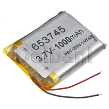 New 3.7V 1000mAh Internal Li-ion Polymer Battery 44x35x6mm 653745 29-16-0330