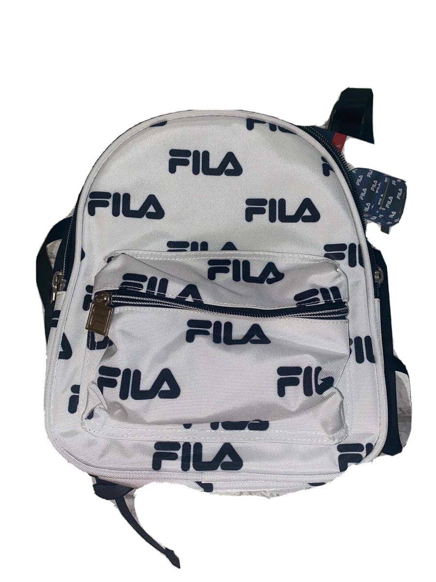 White fila backpack sale
