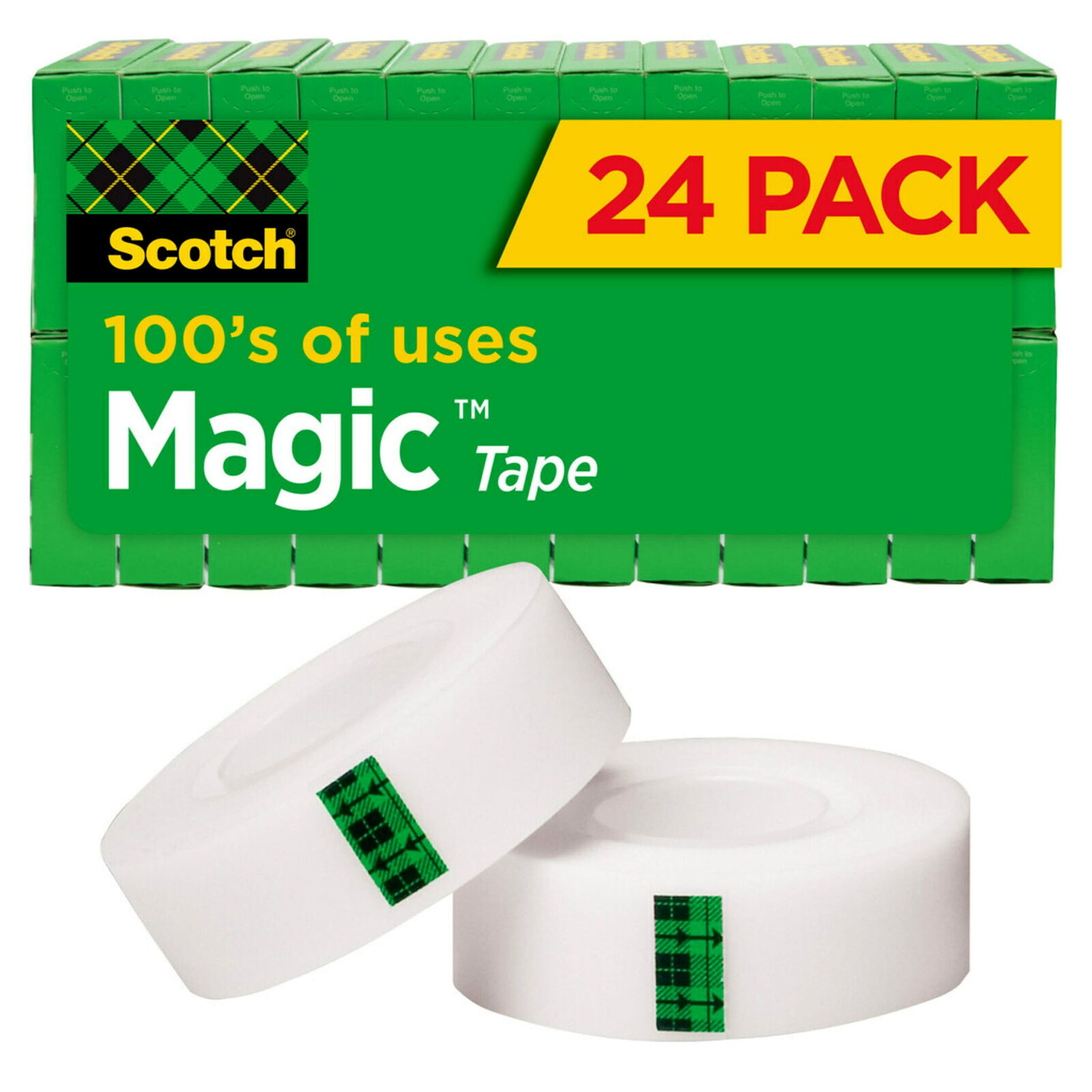 Scotch Magic Tape Value Pack 3/4" x 1000 in., 24 Boxes