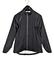 Showers Pass Cycling Rain Jacket M Waterproof Breathable Full Zip High Viz Black