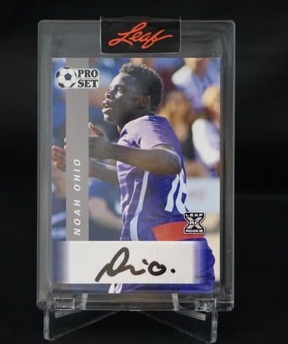 2022 LEAF PRO SET SOCCER NOAH OHIO RC ROOKIE AUTO AUTOGRAPH CARD PS 