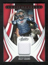  Riley Adams /99 Relic 2022 Absolute Rookie Threads Retail Red #7 Baseball Card 