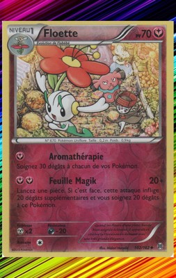 Reverse Floette - XY8:Impulsion Turbo - 102/162 - Neue Französische Pokemon Karte