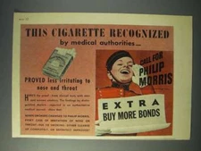 1944 Philip Morris Cigarette Ad - Recognized by Medical